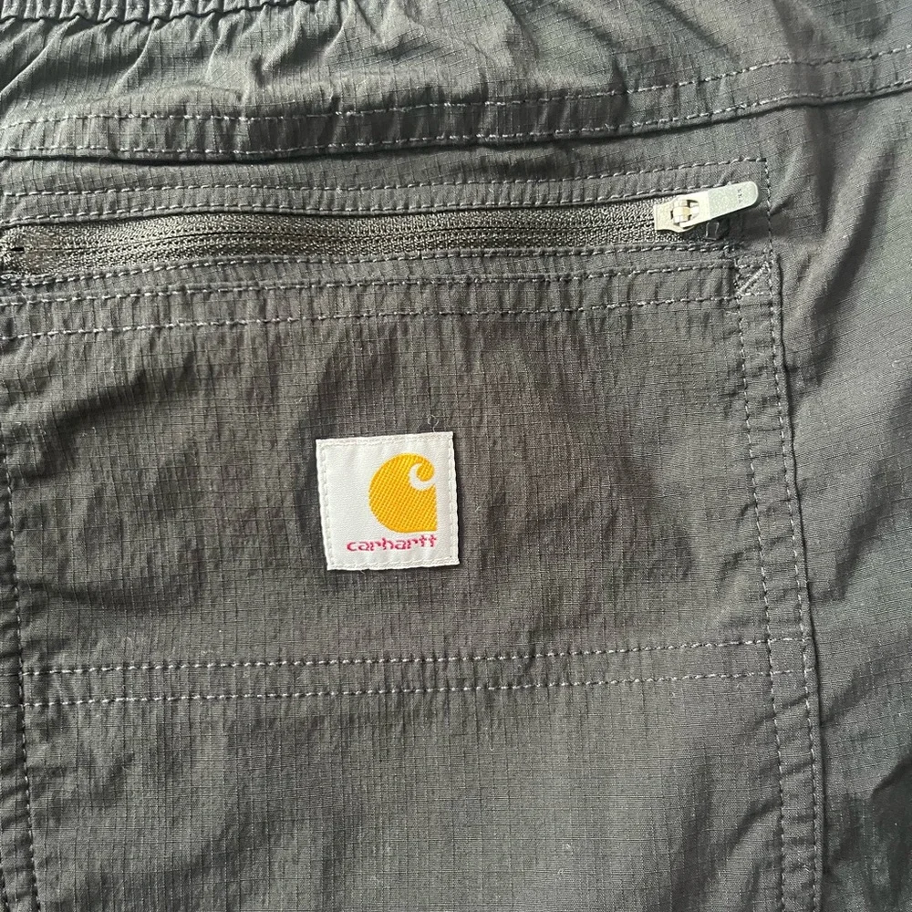 Carhartt Men's Charcoal Shorts - Picture 3 of 4